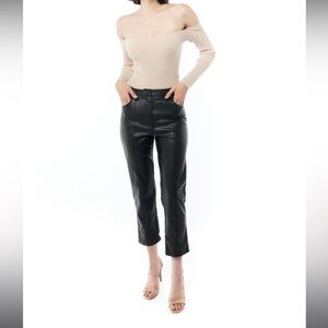 LBLC the label Jen faux leather trouser